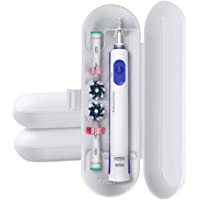 3 Piezas Portátil Estuche de Viaje para Cepillo Eléctrico de Dientes- URAQT Bolsa Caja Protectora de Blanco para Oral-B…